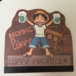 Monkey D. Luffy one piece memo pad paper anime